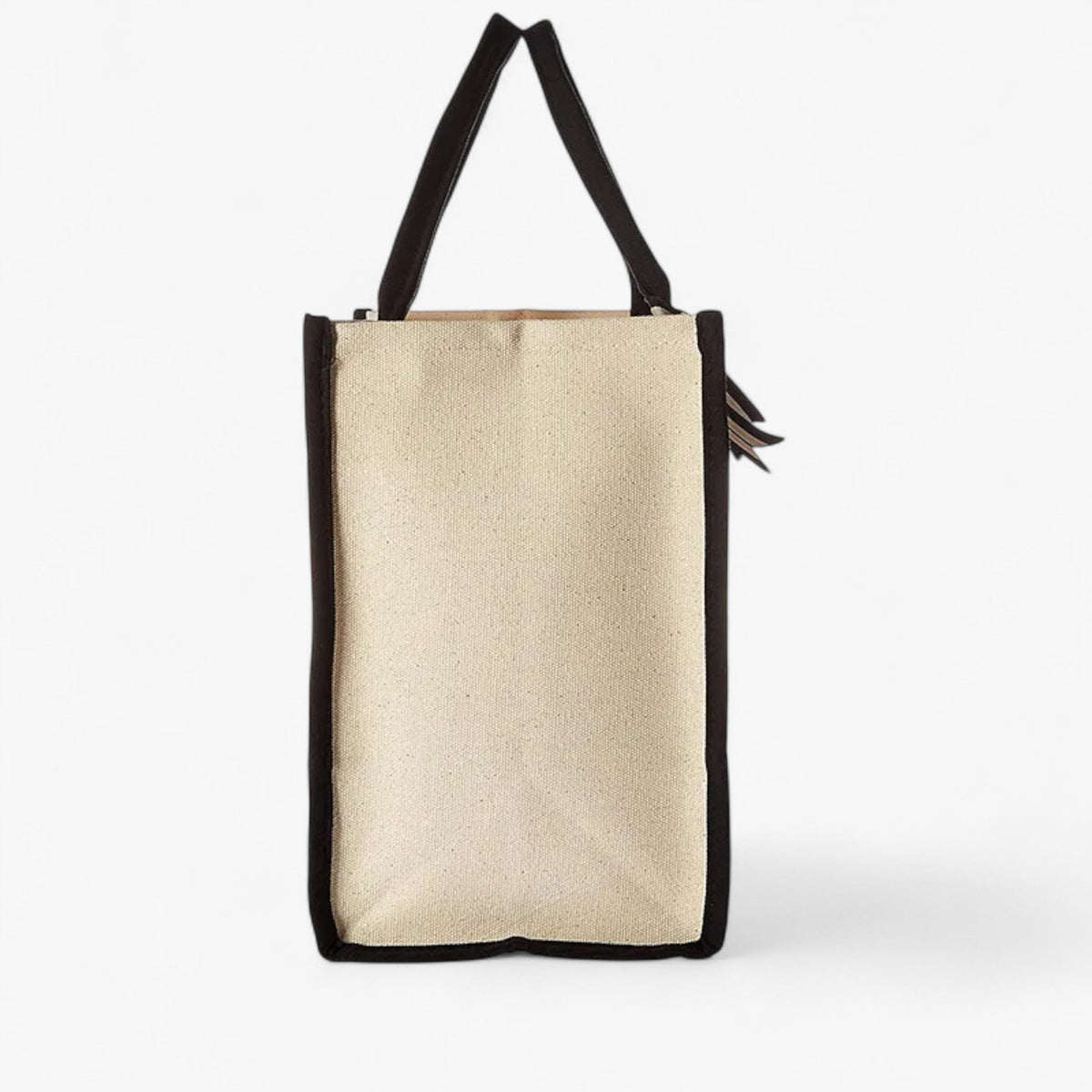 Reusable Canvas Cotton Initial Letter Tote Bag