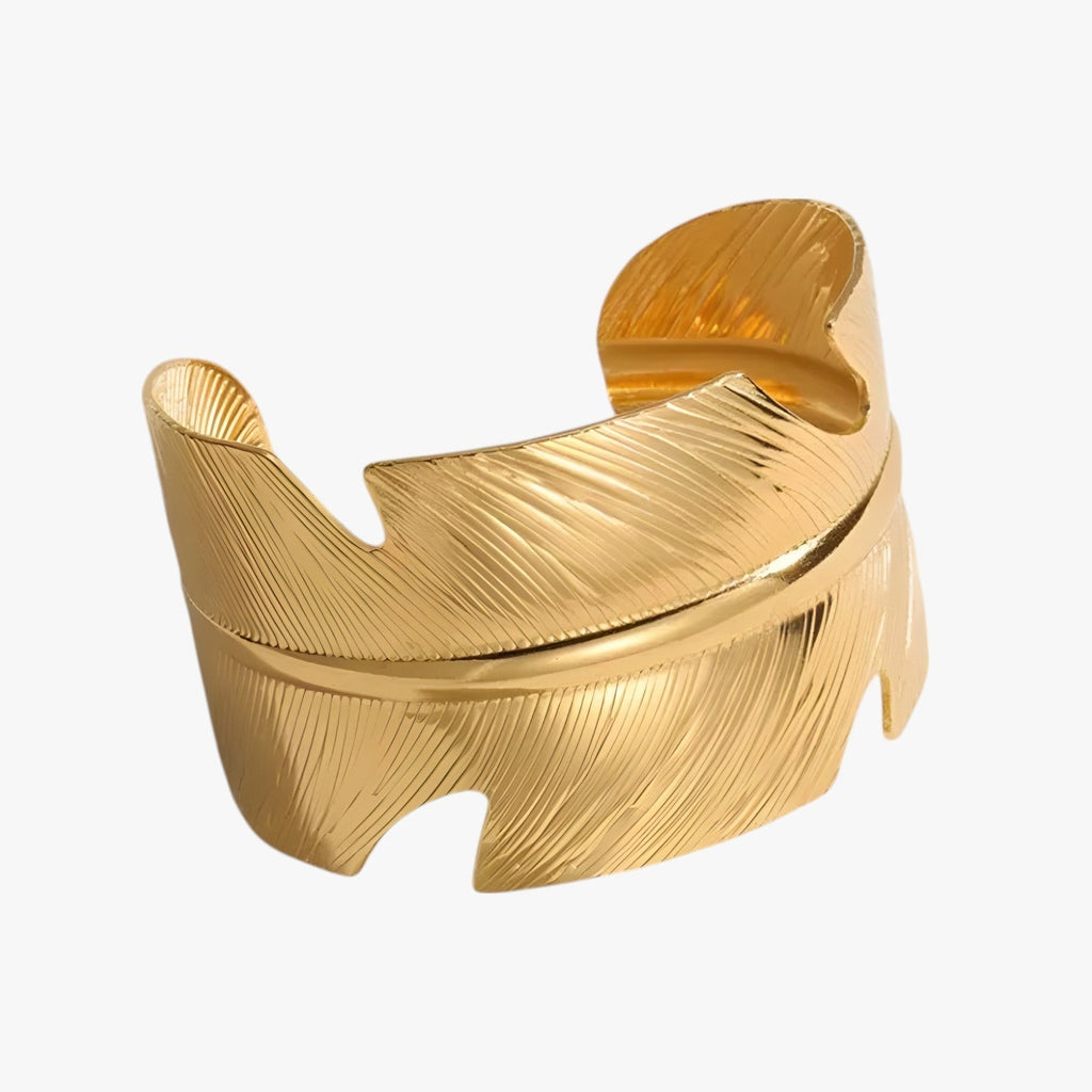 Adjustable Open Cuff Bracelet in Stainless Steel