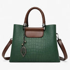 Soft Flexible Leather Two-Way Shoulder and Crossbody Bag
