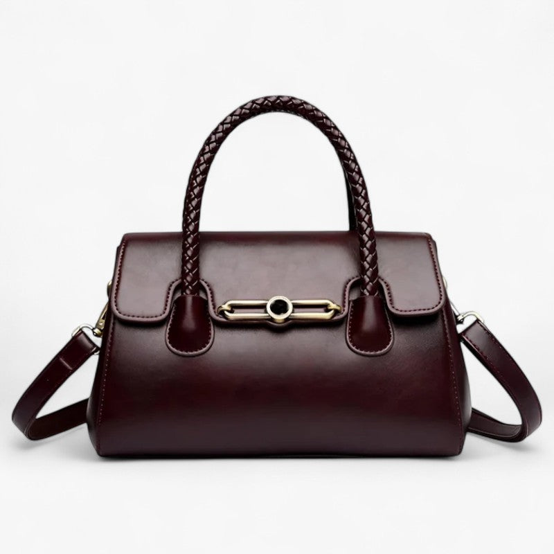 Women's Compact Retro PU Leather Shoulder Bag
