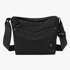 Women's Lightweight Waterproof Nylon Shoulder Bag with Pockets