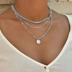 Collar Necklace in Two Tones