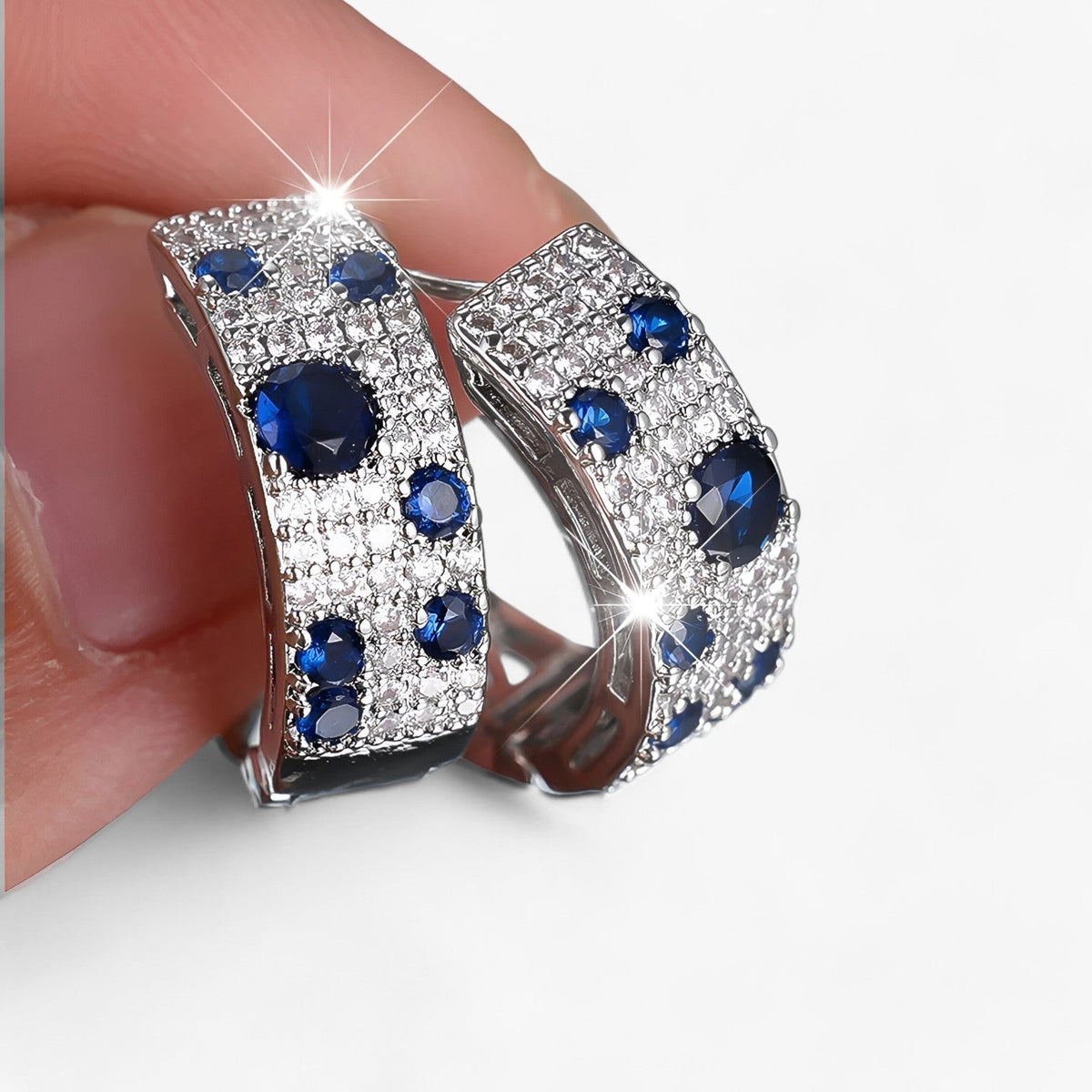Gold-Tone Zircon Earrings