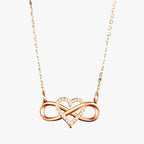 Simple Heart Pendant Necklace on a Delicate Chain