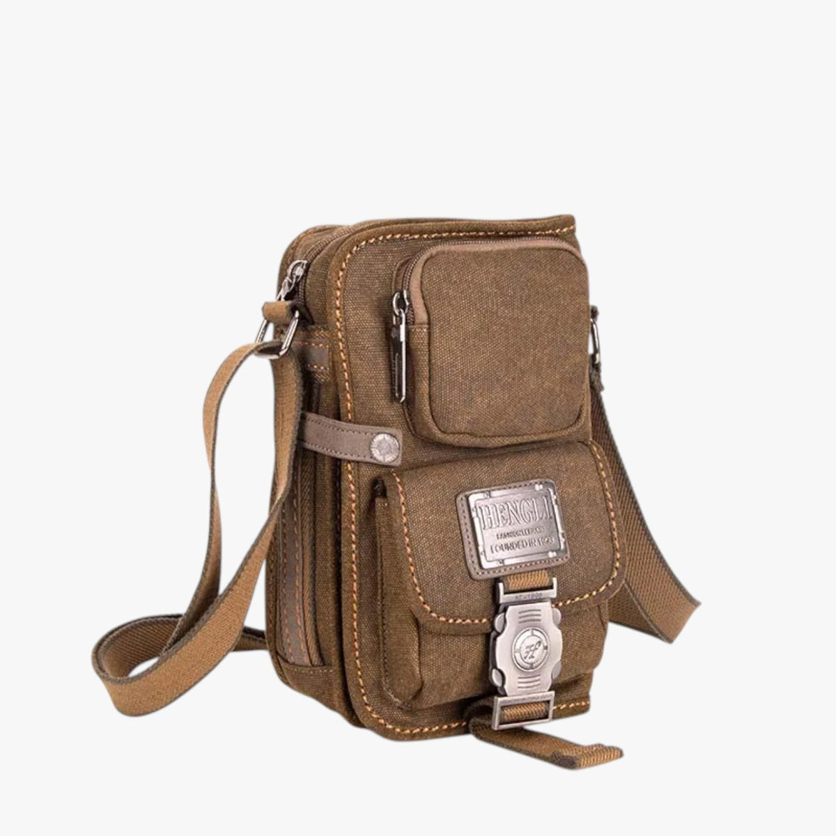 Geweven stoffen handsfree crossbody-reistas