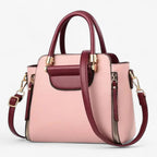 Chic Contrast-Colour Professional Work Handbag