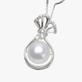 Choker met tashanger en imitatieparel