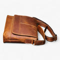 Timeless Durable Leather Messenger Shoulder Bag