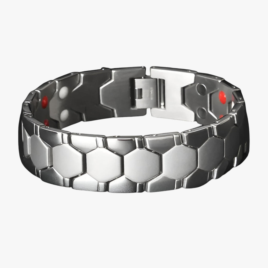 Geometric Link Bracelet with Removable Sections