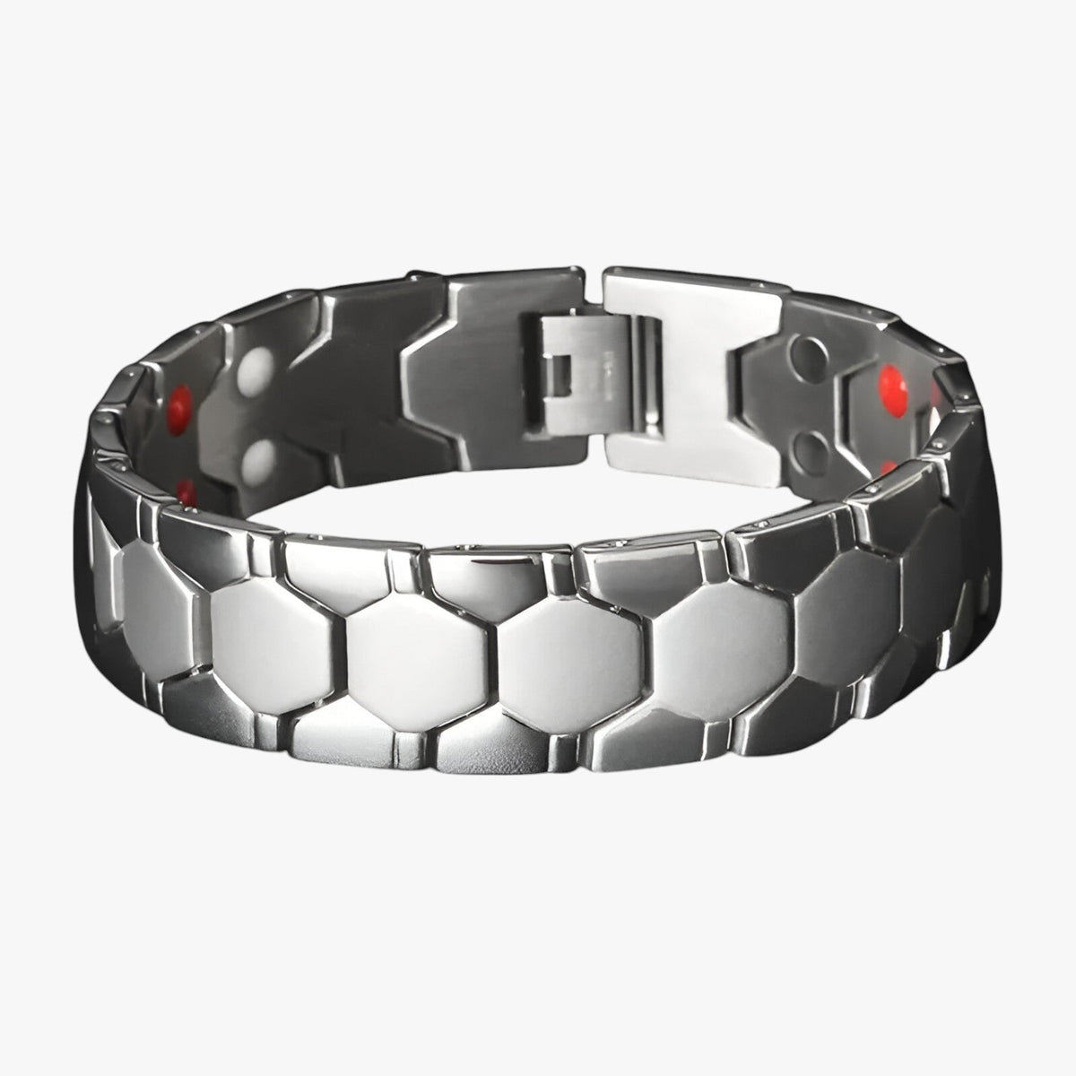 Geometric Link Bracelet with Removable Sections
