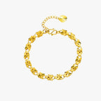 Slim 6mm Gold-Plated Bracelet with Discreet Profile