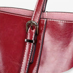 Spacious Leather Work Tote for Laptop and Documents