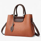 Soft Flexible Leather Two-Way Shoulder and Crossbody Bag