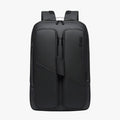 Anti-Theft Waterproof Black Laptop Backpack with USB Port