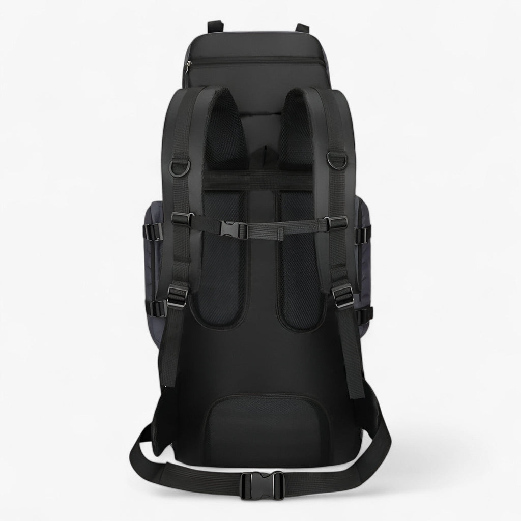 Unisex 90L Waterproof Nylon Hiking and Travel Backpack