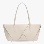 Structured Smooth Leather Minimalist Crossbody Bag