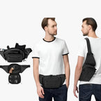 Stevige nylon tactische outdoor-heuptas met veel vakken