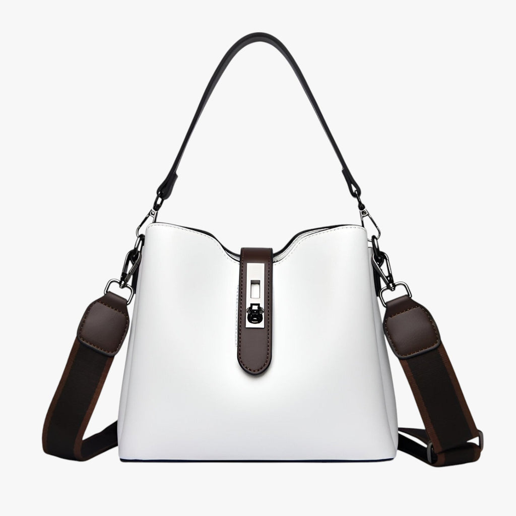Soft PU Leather Clean-Lined Everyday Shoulder Bag