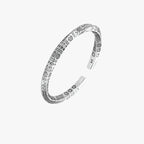 Armband van 925 zilver met möbiusdraai