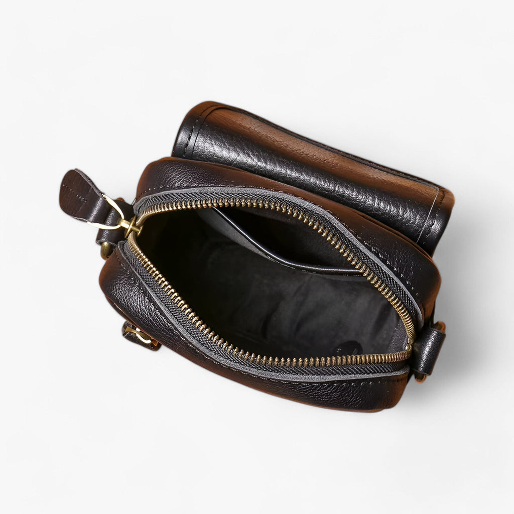 Men's Small Black Premium Everyday Shoulder Bag