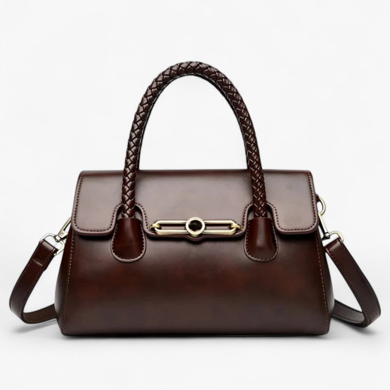 Women's Compact Retro PU Leather Shoulder Bag
