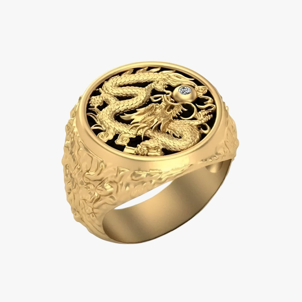 Goudkleurige drakenring, gewikkelde band