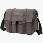 Men's Vintage Canvas-Look Nylon Crossbody Bag