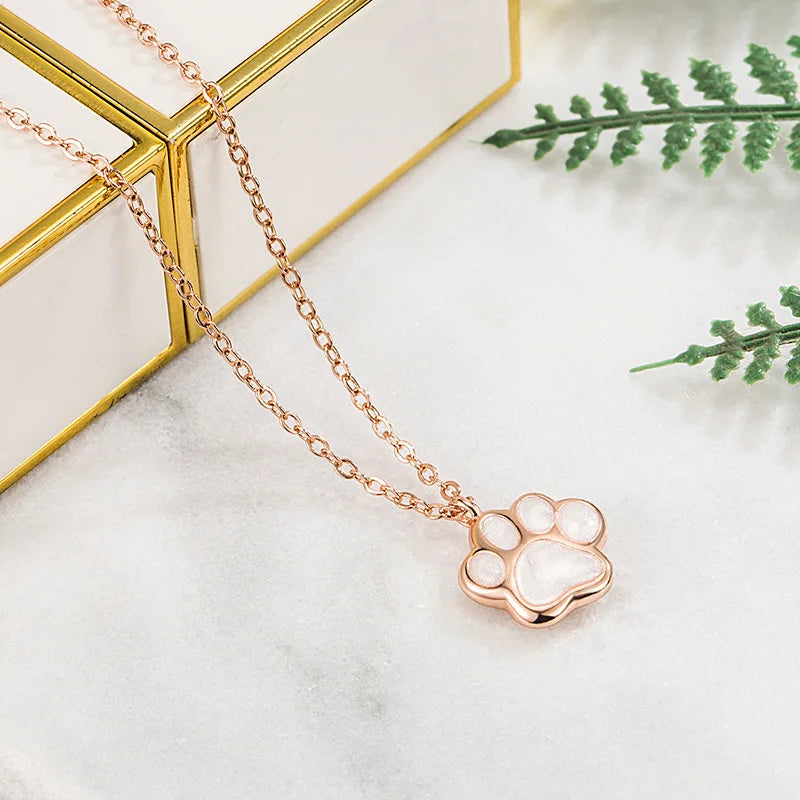 Paw Charm Keepsake Necklace