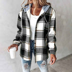 Slim Warm Jacket with a Feminine Line for Cold Days