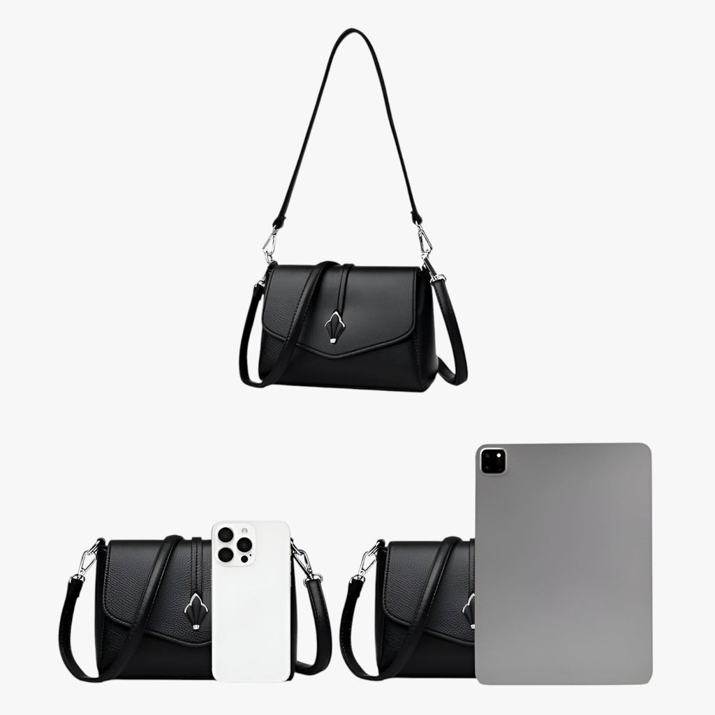 Modern Elegant PU Leather Shoulder Bag in Five Colours