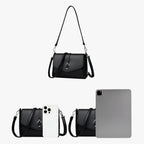 Modern Elegant PU Leather Shoulder Bag in Five Colours