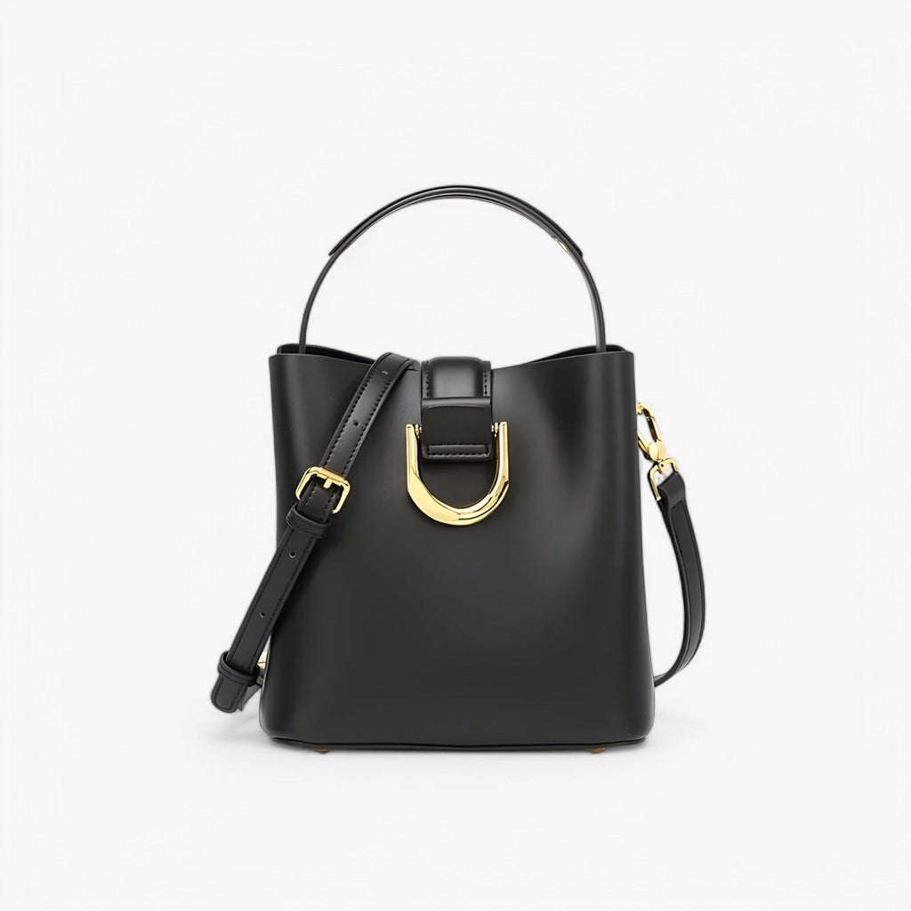 Spacious Versatile Fashion Bucket Bag in Four Colours
