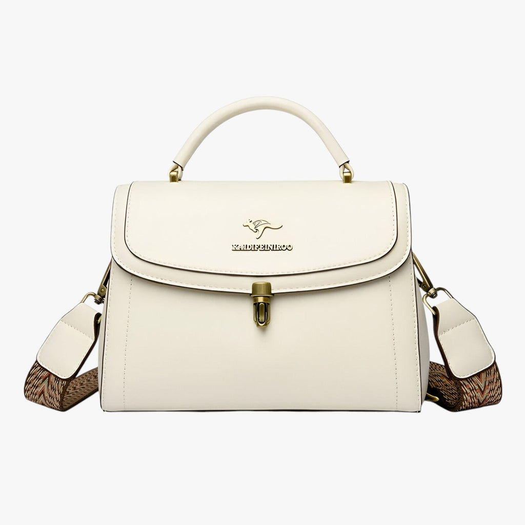 Smooth Leather Convertible Shoulder and Crossbody Bag