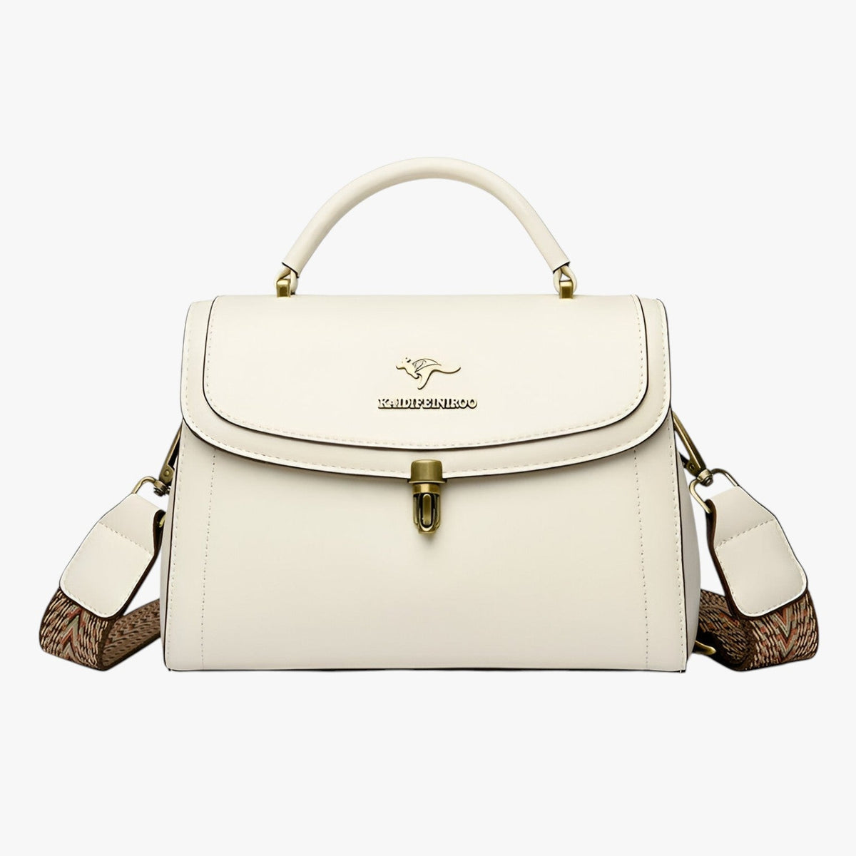 Smooth Leather Convertible Shoulder and Crossbody Bag
