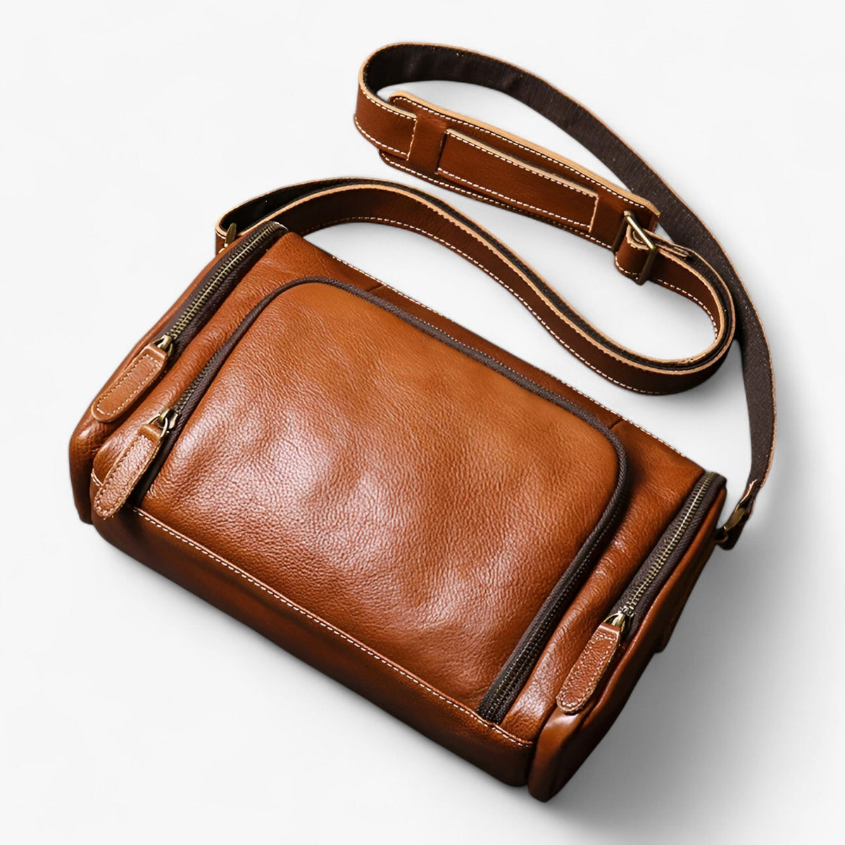 Organised Multifunctional Vintage Messenger Shoulder Bag