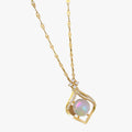 Parelketting met zeemeermin-geïnspireerde details