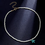 Turquoise zeesterketting