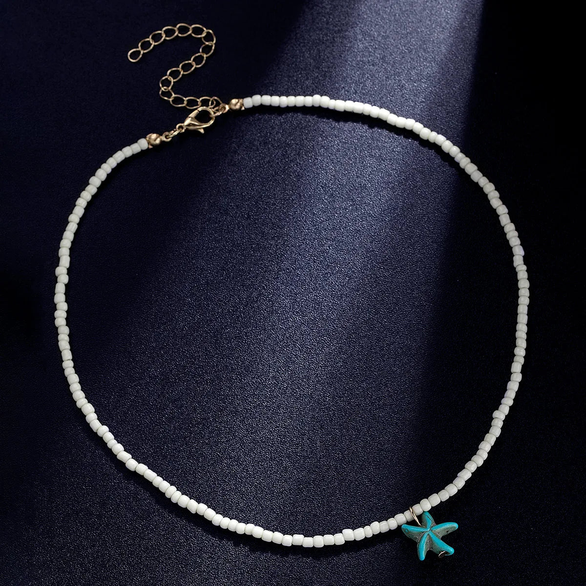 Turquoise zeesterketting