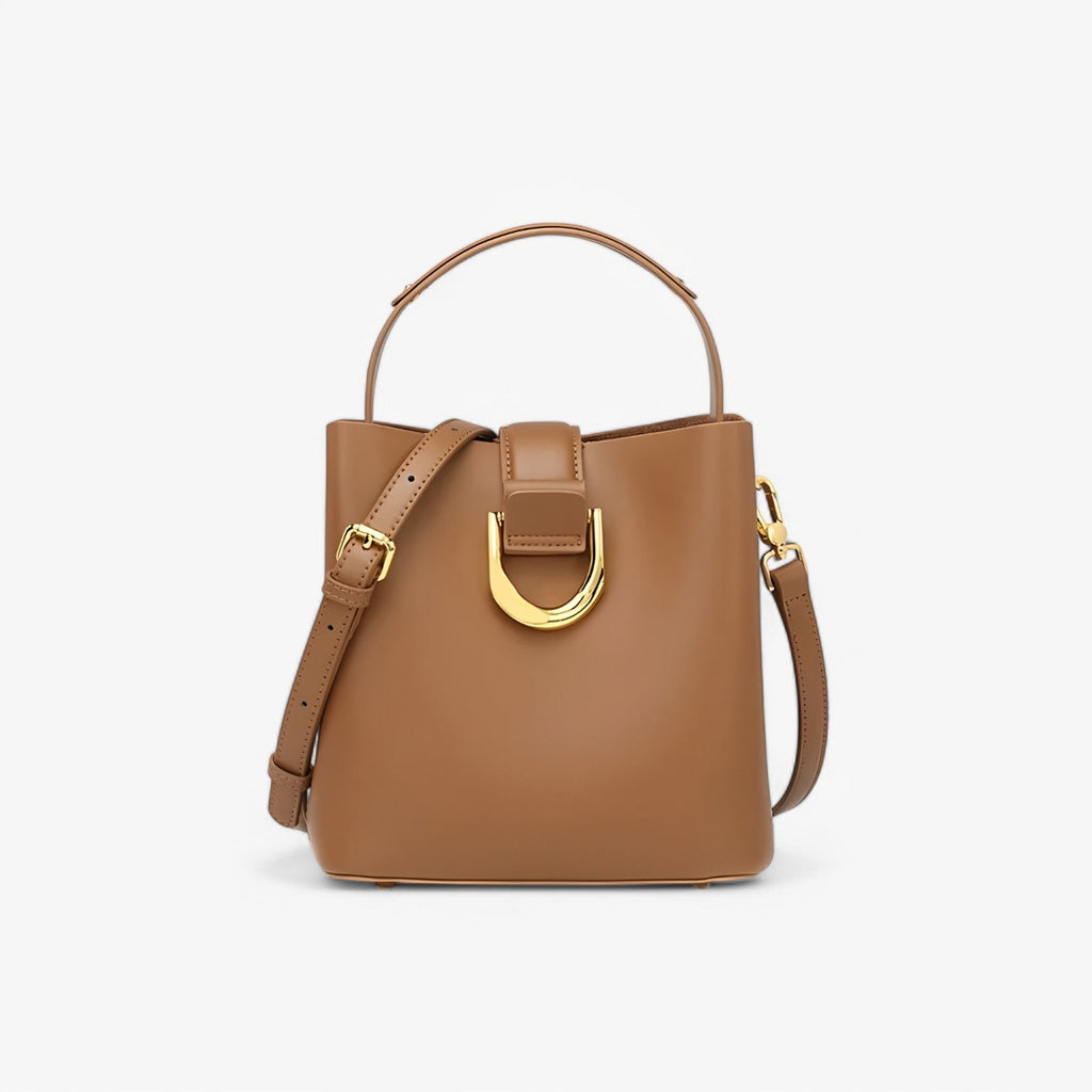 Spacious Versatile Fashion Bucket Bag in Four Colours