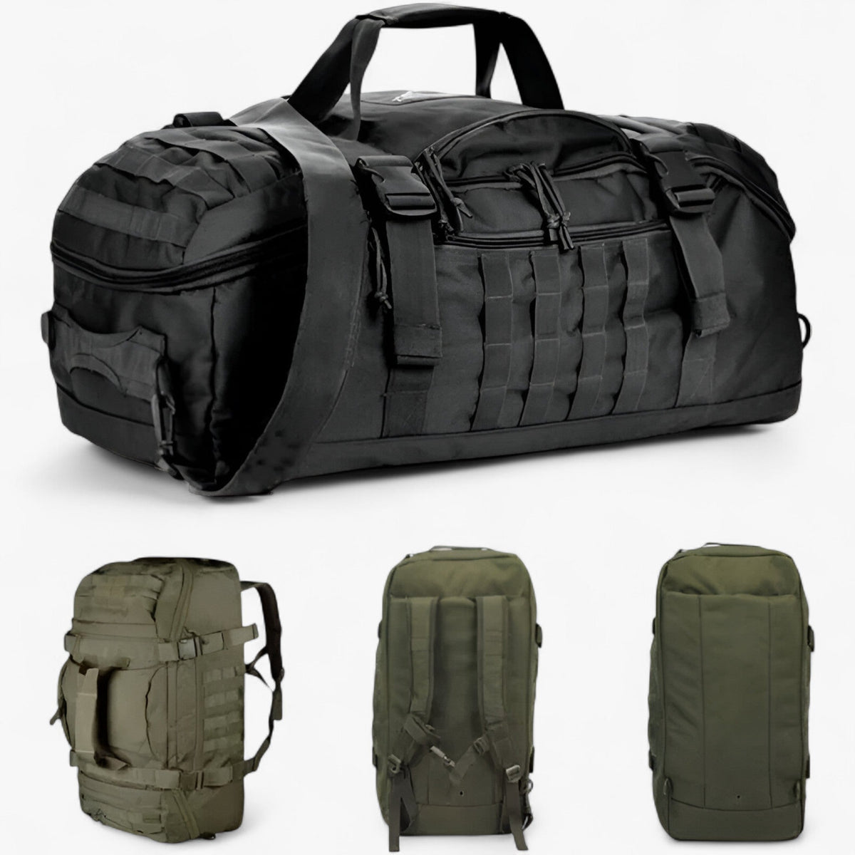 Men's Large Polyester Duffel Bag with Laptop Compartment