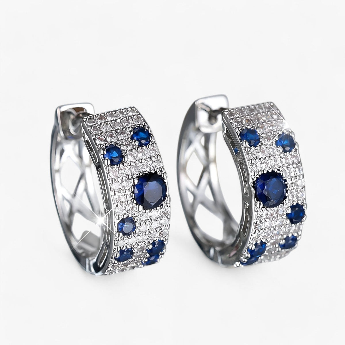 Gold-Tone Zircon Earrings