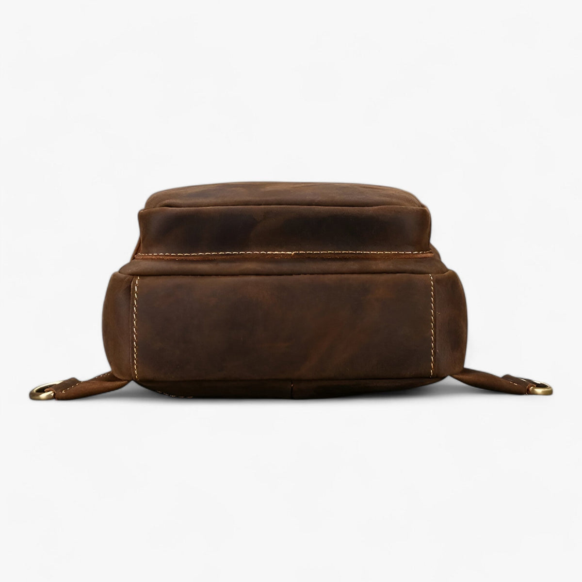 Men's Genuine Cowhide Leather Tablet Satchel Bag