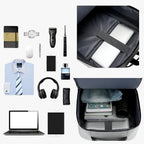 Men's Waterproof 15.6-Inch Laptop Backpack with USB Port