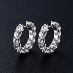 Spark Earrings in Two Tones
