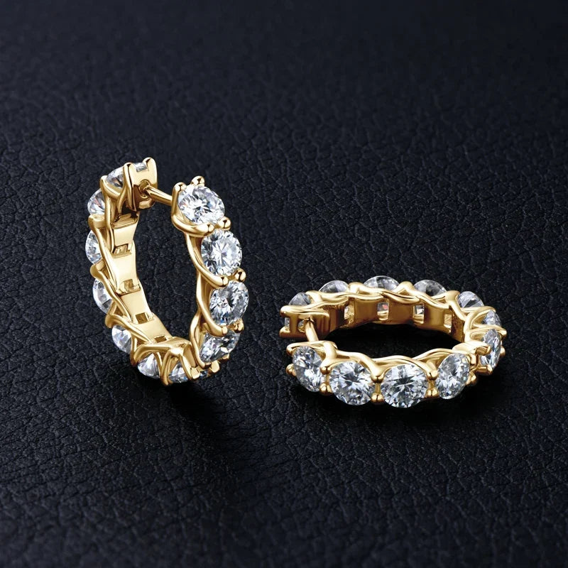 Spark Earrings in Two Tones