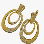 Hand-Painted Drop Earrings, Made in Italy