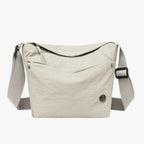 Women's Lightweight Waterproof Nylon Shoulder Bag with Pockets
