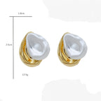 Back-to-Front Metal Earrings