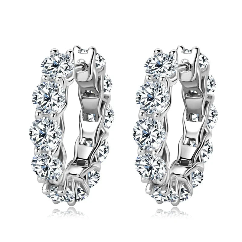Spark Earrings in Two Tones