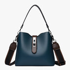 Soft PU Leather Clean-Lined Everyday Shoulder Bag